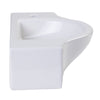 Small White Wall Mounted Ceramic Bathroom Sink Basin Sink Alfi 
