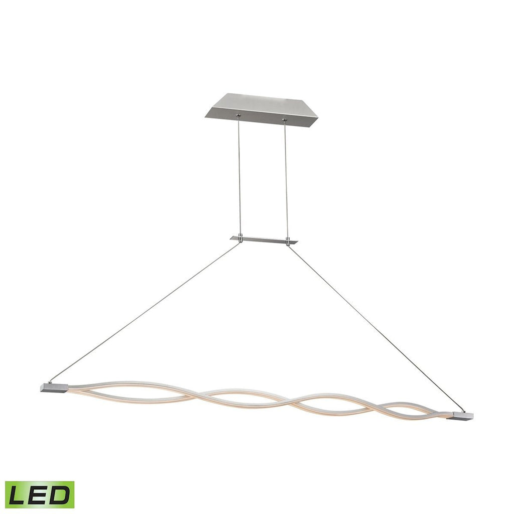 Twist 36 Watt LED Pendant In Aluminum Ceiling Elk Lighting 