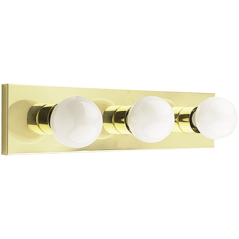 Three Light Vanity - Polished Brass