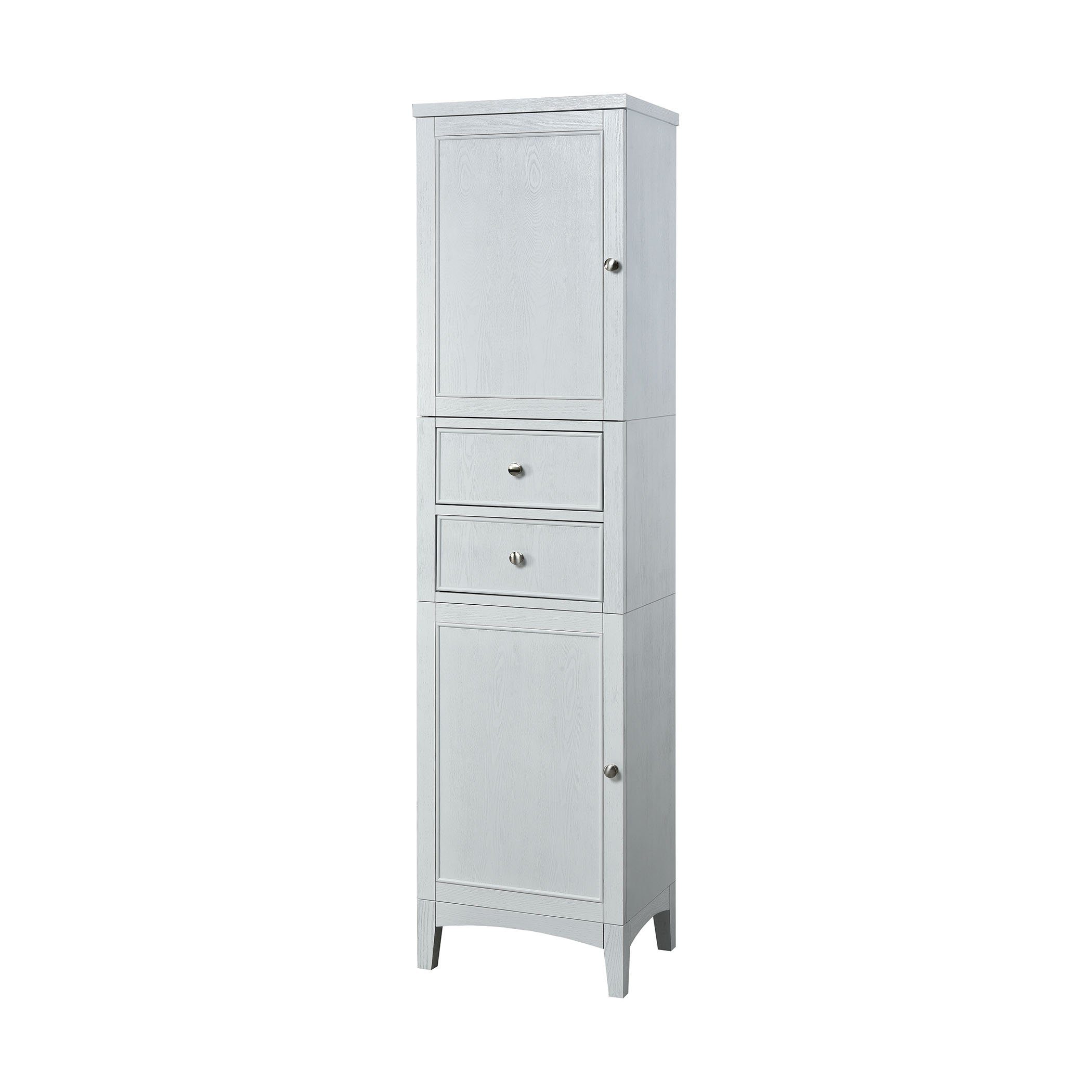 Kent Tall Linen Tower -Whitewash Furniture Ryvyr 