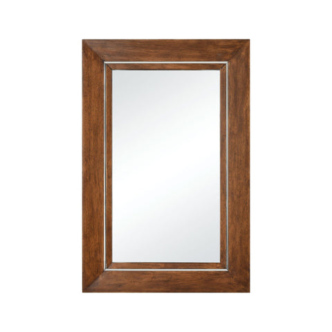 Manhattan 20-inch Mirror - Walnut Mirrors Ryvyr 