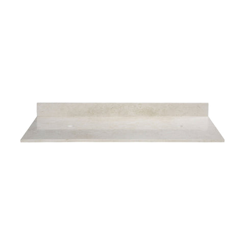 Stone Top - 61-inch for Double Vessel Sinks - Galala Beige Marble Furniture Ryvyr 