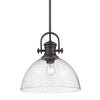 Hines 1 Light Pendant - Rubbed Bronze