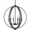 Colson 6 Light Chandelier - Matte Black