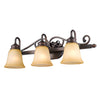 Belle Meade 3 Light Bath Vanity - Rubbed Bronze