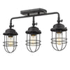 Seaport 3 Light Linear Semi-Flush - Track - Matte Black