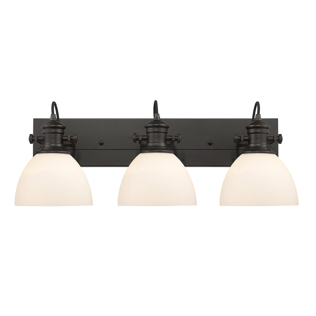 Hines 3 Light Bath Vanity - Rubbed Bronze