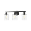 Fisher 3 Light Bath Vanity - Matte Black