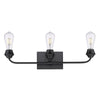 Ormond 3 Light Bath Vanity - Matte Black