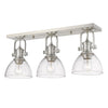 Hines 3 Light Semi-Flush - Pewter