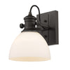 Hines 1 Light Semi-Flush - Rubbed Bronze