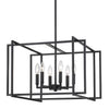 Tribeca 6 Light Chandelier - Matte Black