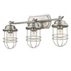 Seaport 3 Light Linear Semi-Flush - Track - Pewter