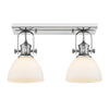 Hines 2 Light Semi-Flush - Chrome