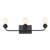 Ormond 3 Light Bath Vanity - Matte Black