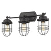 Seaport 3 Light Linear Semi-Flush - Track - Matte Black