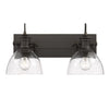 Hines 2 Light Bath Vanity - Rubbed Bronze