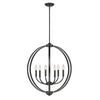 Colson 6 Light Chandelier - Matte Black