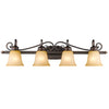 Belle Meade 4 Light Bath Vanity - Rubbed Bronze