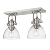 Hines 2 Light Semi-Flush - Pewter