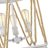 Chatham GDW 3 Light Pendant - white/gold