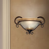 Meridian 1 Light Wall Sconce - Golden Bronze