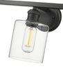 Fisher 3 Light Bath Vanity - Matte Black