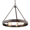 Drew Chandelier - Rubbed Bronze