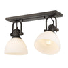 Hines 2 Light Semi-Flush - Rubbed Bronze