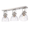 Hines 3 Light Semi-Flush - Pewter