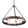 Drew Chandelier - Rubbed Bronze