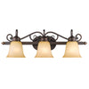 Belle Meade 3 Light Bath Vanity - Rubbed Bronze