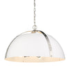 Aldrich 5 Light Pendant - Pewter with White Shade