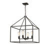 Wesson 4-Light Chandelier - Matte Black