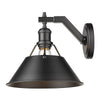 Orwell 1 Light Wall Sconce - Matte Black