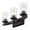 Mercer 3 Light Bath Vanity - Matte Black