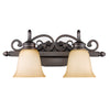 Belle Meade 2 Light Bath Vanity - Rubbed Bronze