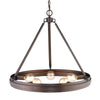 Drew Chandelier - Rubbed Bronze