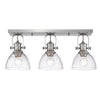 Hines 3 Light Semi-Flush - Pewter