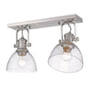 Hines 2 Light Semi-Flush - Pewter