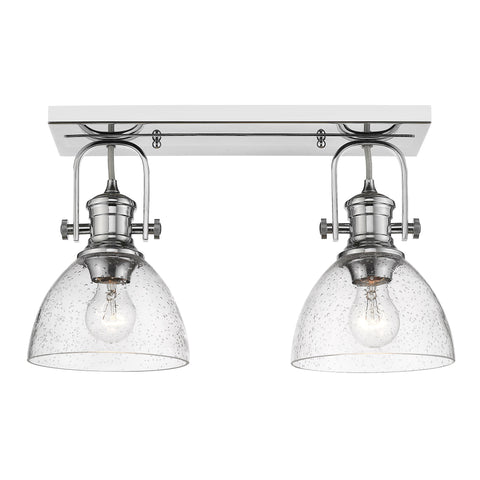 Hines 2 Light Semi-Flush - Chrome