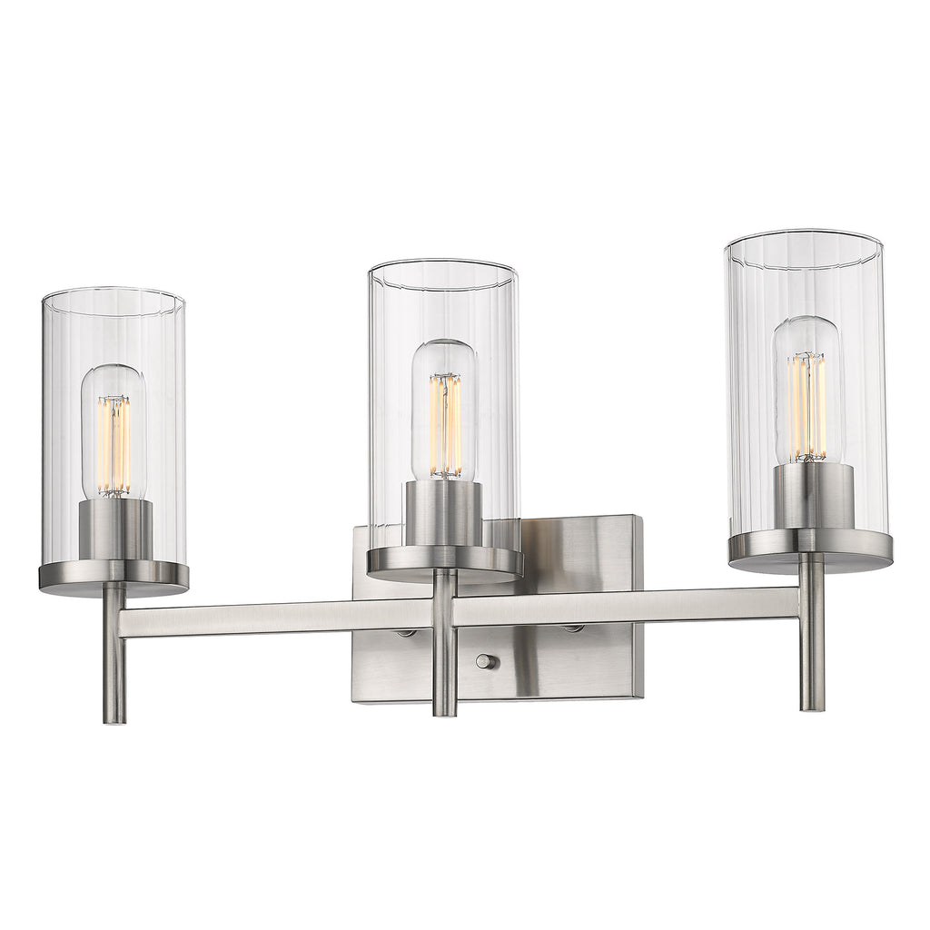 Winslett 3 Light Bath Vanity - Pewter