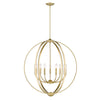 Colson 9 Light Chandelier - Olympic Gold
