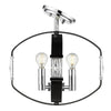 Ariana 3 Light Semi-Flush - Chrome