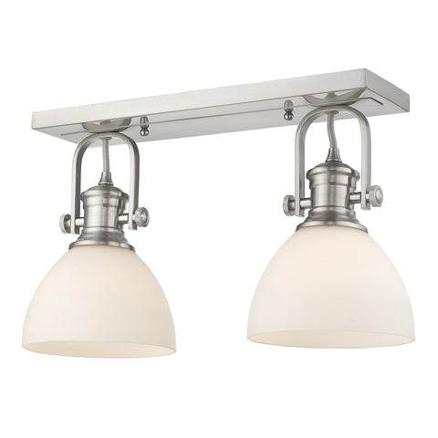 Hines 2 Light Semi-Flush - Pewter