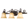 Belle Meade 3 Light Bath Vanity - Rubbed Bronze