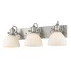 Hines 3 Light Semi-Flush - Pewter