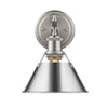 Orwell Wall Sconce/Bath Vanity - Pewter with Chrome Shade