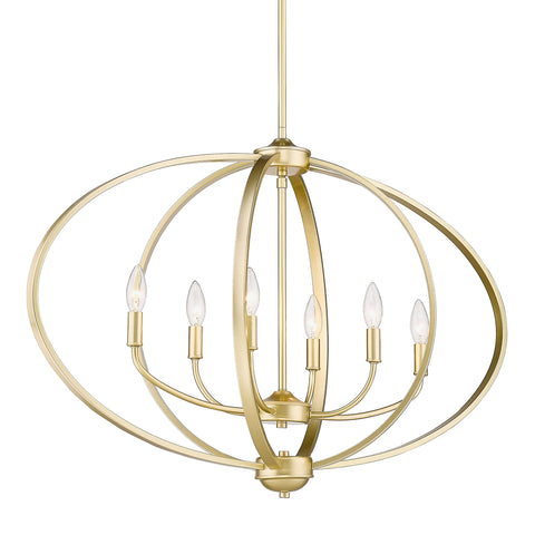 Colson Linear Pendant - Olympic Gold