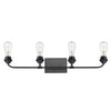 Ormond 4 Light Bath Vanity - Matte Black